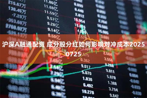 沪深A融通配资 成分股分红如何影响对冲成本20250725