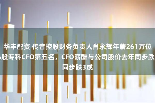华丰配资 传音控股财务负责人肖永辉年薪261万位居A股专科CFO第五名，CFO薪酬与公司股价去年同步跌3成