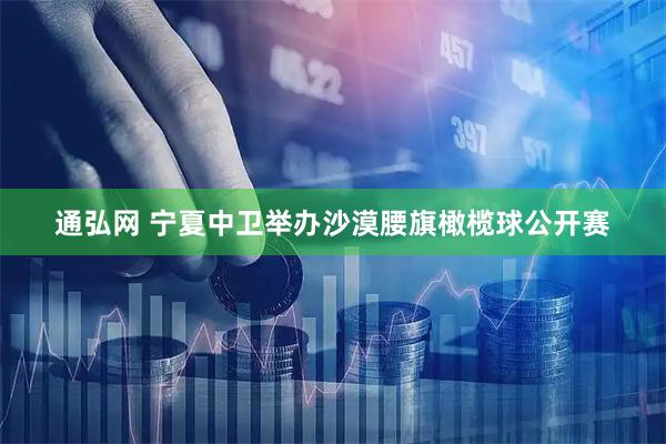 通弘网 宁夏中卫举办沙漠腰旗橄榄球公开赛